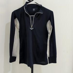 Tuffrider quarter zip sun shirt
